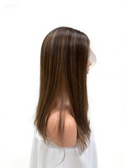 Monica Swiss Lace Top Wefted Back Wigs Natural Hairline 14-22"