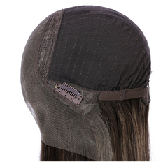 Pelucas Valentina de encaje completo con base de encaje suizo, trama posterior, línea de cabello natural, 14-22 pulgadas
