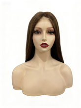 Sienna Full Lace Silk Top Base Medical Silicone Wigs Realistic Scalp and Natural Hairline 12-24"