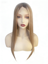 Nina Full Lace Silk Top Base Medical Silicone Wigs Realistic Scalp and Natural Hairline 12-24"