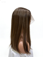 Cecilia Swiss Lace Top Wefted Back Wigs Natural Hairline 14-22"