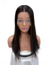 Pelucas Valentina de encaje completo con base de encaje suizo, trama posterior, línea de cabello natural, 14-22 pulgadas