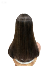 Base de seda Monica 8x8, trama posterior, cuero cabelludo realista y línea de cabello natural, 14-20"