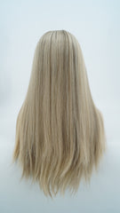 Stella Full Lace Silk Top Medical Silicone Wigs Realistic Scalp and Natural Hairline 12-24"