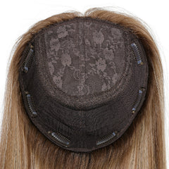 Isabella 8x8 Silk Top Base Wefted Back Toppers Realistic Scalp and Natural Hairline 14-20"