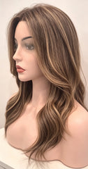 Monica Swiss Lace Top Wefted Back Wigs