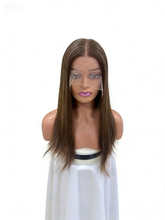 Cecilia Swiss Lace Top Base Wefted Back Wigs Natural Hairline 14-22"