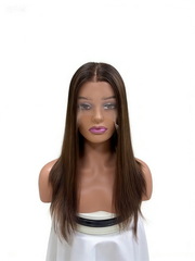 Monica Swiss Lace Top Wefted Back Wigs Natural Hairline 14-22"