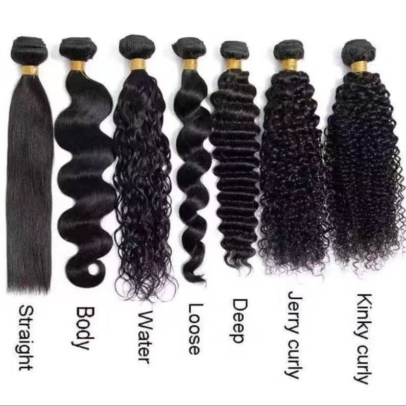 8A Medium Ash Blonde 18-30 Inches Machine Tying Loose Bundled Extensions Straight Wavy Curly Single Double Drawn 100g