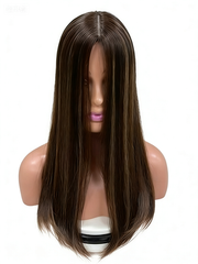 Monica 8x8 Silk Top Wefted Back Toppers Realistic Scalp and Natural Hairline 14-20"