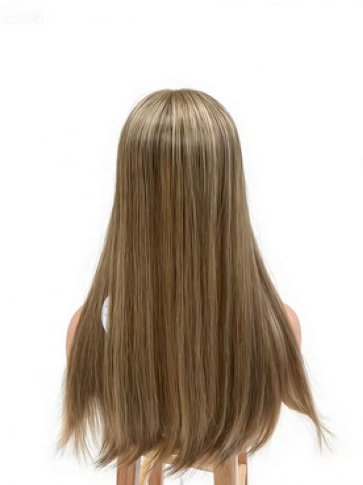 Olivia 8x8 Silk Top Wefted Back Toppers Realistic Scalp and Natural Hairline 14-20"