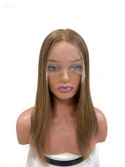 Olivia Swiss Lace Top Wefted Back Wigs Natural Hairline 14-22"