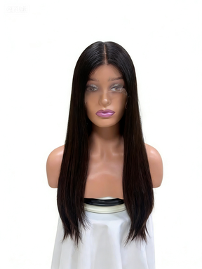 Nora Swiss Lace Top Wefted Back Wigs Natural Hairline 12-24“