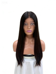 Nora Swiss Lace Top Wefted Back Wigs Natural Hairline 12-24“
