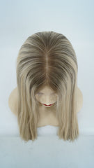 Stella Full Lace Silk Top Medical Silicone Wigs Realistic Scalp and Natural Hairline 12-24"