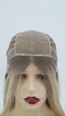Stella Full Lace Silk Top Medical Silicone Wigs Realistic Scalp and Natural Hairline 12-24"