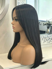 Nora Swiss Lace Top Wefted Back Wigs