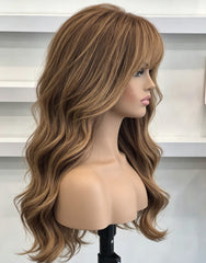 Custom Made Swiss Lace Top Wefted Back Wigs
