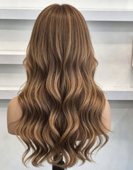 Custom Made Swiss Lace Top Wefted Back Wigs