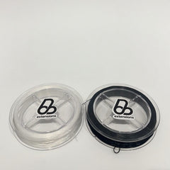 0.4mm Extra Thin Non-Fading High Quality Crystal Line Hand Tying Individual Hair Extensions Elastics Stretchy String Cord 60m Per Roll : Durable for Pros Stylists & DIY Hair Extensions