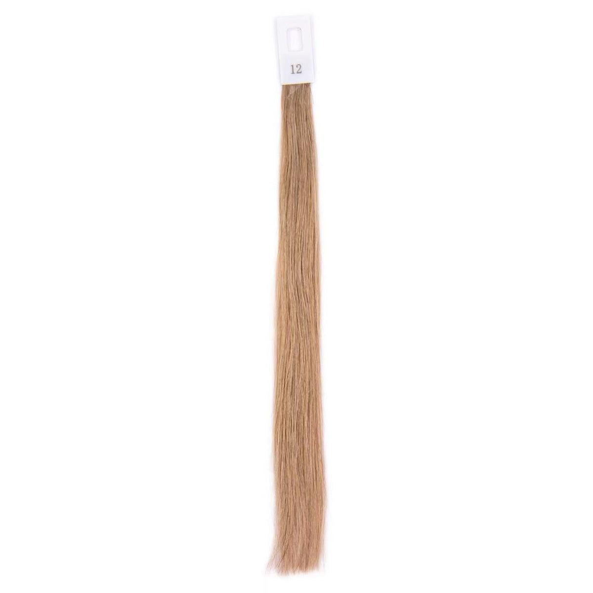 12 Light Beige Blonde 18-30 Inches Machine Tying Loose Bundled Extensions Straight Single Double Drawn 100g