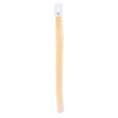 60 Platinum Blonde 18-30 Inches Hand Tying Individual Pre-Tipped Extensions Straight Single Double Drawn 100g