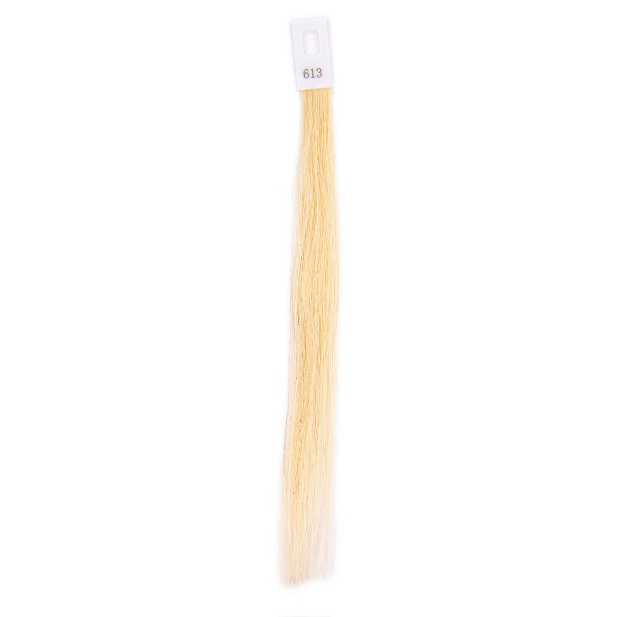 613 Platinum 18-30 Inches Hand Tying Individual Pre-Tipped Extensions Straight Single Double Drawn 100g
