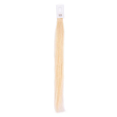 Ice Blonde 18-30 Inches Hand Tying Individual Pre-Tipped Extensions Straight Single Double Drawn 100g