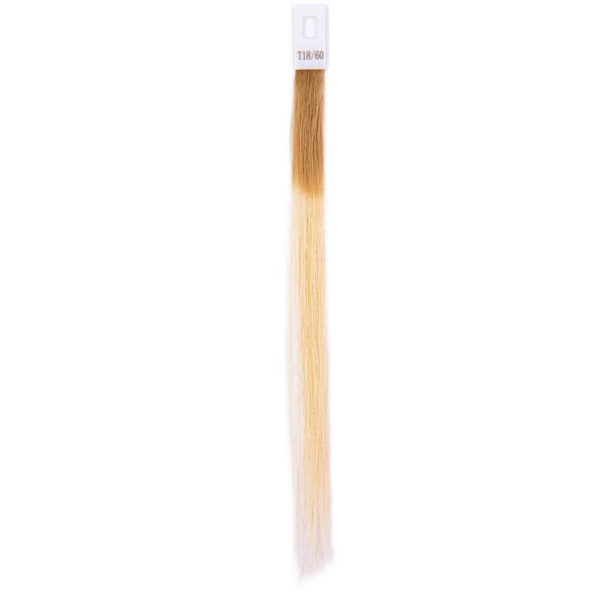 T18/60 Ombre Balayage 18-30 Inches Hand Tying Individual Pre-Tipped Extensions Straight Single Double Drawn 100g
