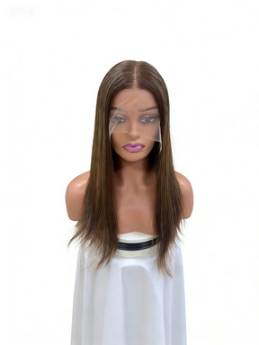Cecilia Swiss Lace Top Wefted Back Wigs Natural Hairline 14-22"