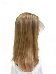 Olivia Swiss Lace Top Wefted Back Wigs Natural Hairline 14-22"